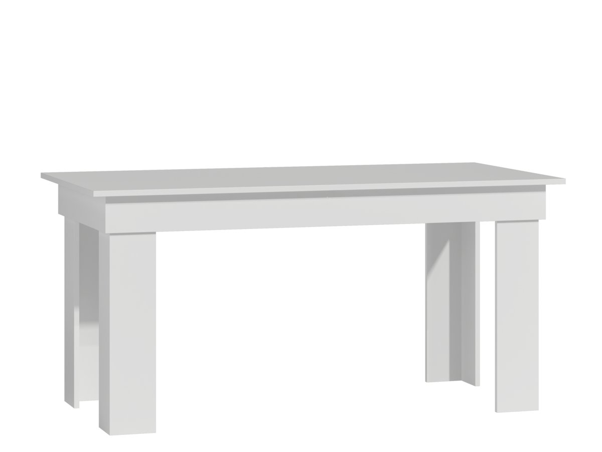 Фото - Обідній стіл Topeshop Stół do jadalni, MADRAS, biały, 160x80x75 cm 