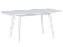 Stół do jadalni rozkładany 120/160 x 80 cm biały SANFORD
