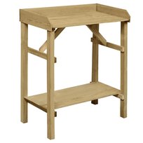 Stół do przesadzania drewniany 75x40x90cm, różnoko