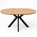 STÓŁ DO SALONU JADALNI NOWOCZESNY ROZKŁADANY OKRAGŁY MAGNUS Fi110-150 DĄB