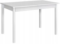 Stół drewniany do jadalni Emeans 110x60 cm biały