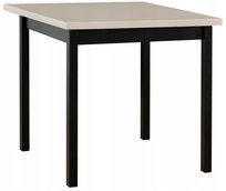 Stół drewniany do jadalni Vismito 80x80 cm czarny/kaszmir