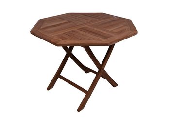 Stół drewniany ogrodowy TwójPasaż, 100 cm - TwójPasaż