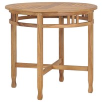 Stół drewniany tekowy, 80x75 cm, odporny na warunk / AAALOE