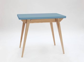 Stół ENVELOPE Rozkładany 90x65cm Delikatny Niebieski - Ragaba