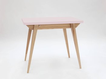 Stół ENVELOPE Rozkładany 90x65cm Różowy - Ragaba