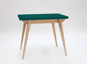 Stół ENVELOPE Rozkładany 90x65cm Zielony Butelkowy - Ragaba