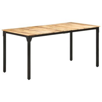Stół jadalniany, 160 x 80 x 76 cm, surowe drewno mango - vidaXL