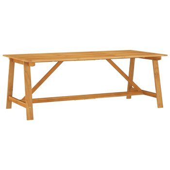Stół jadalniany do ogrodu, 206x100x74 cm, lite drewno akacjowe - vidaXL