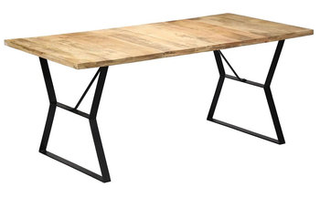 Stół jadalniany ELIOR Vanil, jasnobrązowy, 76x90x180 cm - Elior