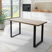 Stół kuchenny loftowy 140x80 Dąb Sonoma