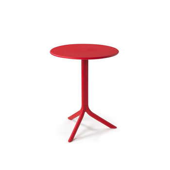 Stół NARDI Spritz, czerwony, 77x61x61 cm - Nardi