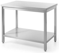 Stół nierdzewny centralny 120x60 skręcany | HENDI