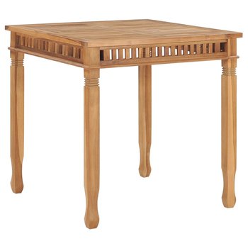Stół ogrodowy, 80x80x80 cm, lite drewno tekowe - vidaXL