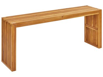 Stół ogrodowy akacjowy 150 x 35 cm jasne drewno BELLANO - Beliani