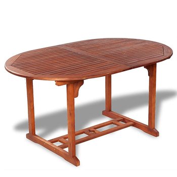 Stół ogrodowy ELIOR Rencontrer, drewno akacjowe, 74x200x100 cm - Elior