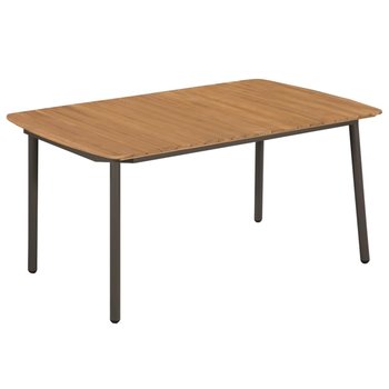 Stół ogrodowy VIDAXL, brązowy, 150x90x72 cm - vidaXL