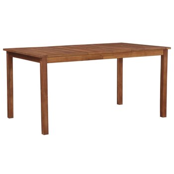 Stół ogrodowy VIDAXL, brązowy, 150x90x74 cm - vidaXL