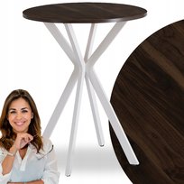 Stół Okrągły Kuchenny Do Salonu Jadalni Kuchni Mały Rustykalny LAUREN Ø60