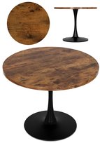 Stół Okrągły Nowoczesny Do Salonu Jadalni Kuchni Loft Dąb Rustykalny LINO