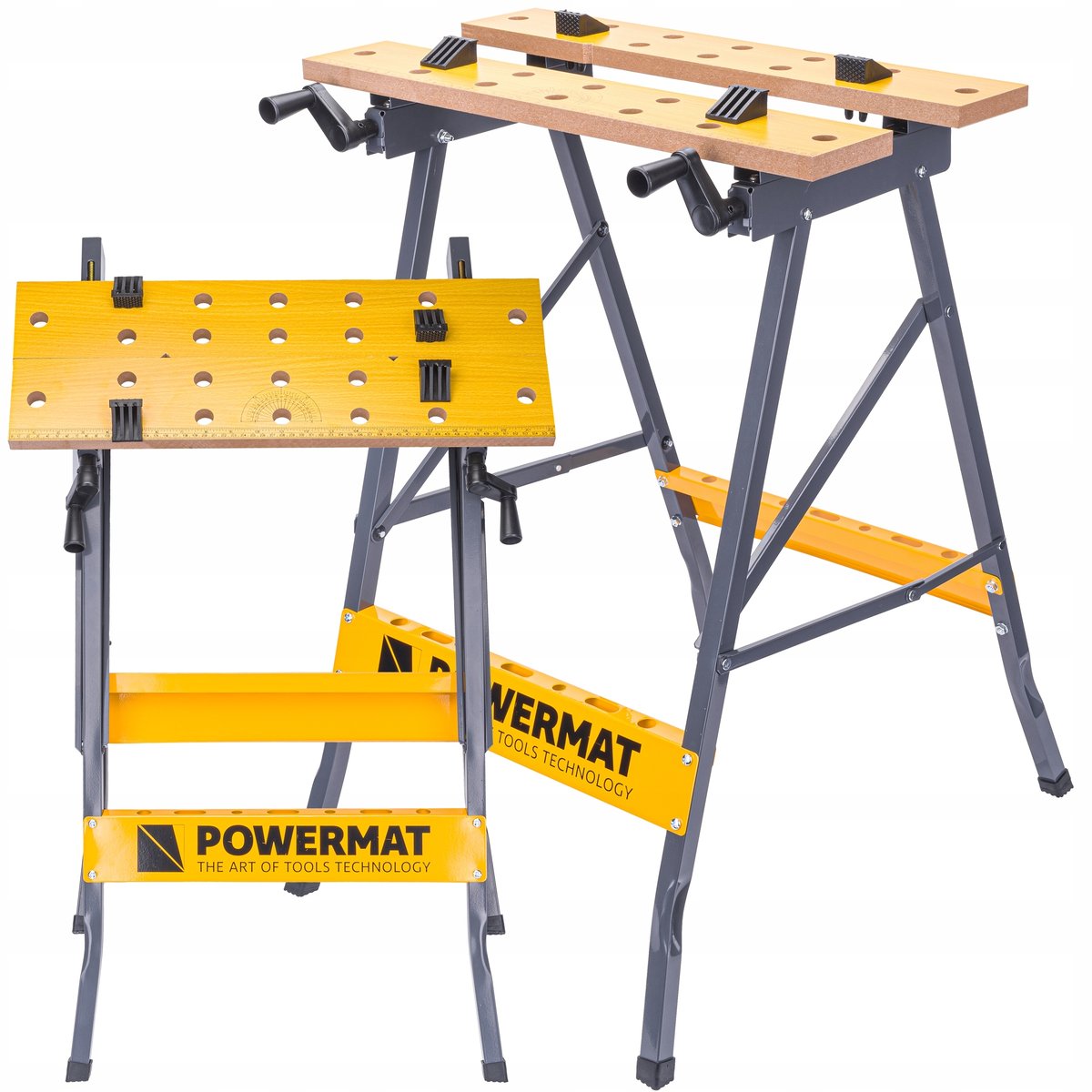 STOL ROBOCZY WARSZTATOWY STOLIK ROBOCZY REGULOWANY BLAT POWERMAT DUZY XXL