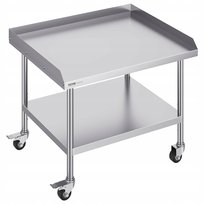 Stół Roboczy ze Stali Nierdzewnej z Rantem - 76x91x76 cm Vevor