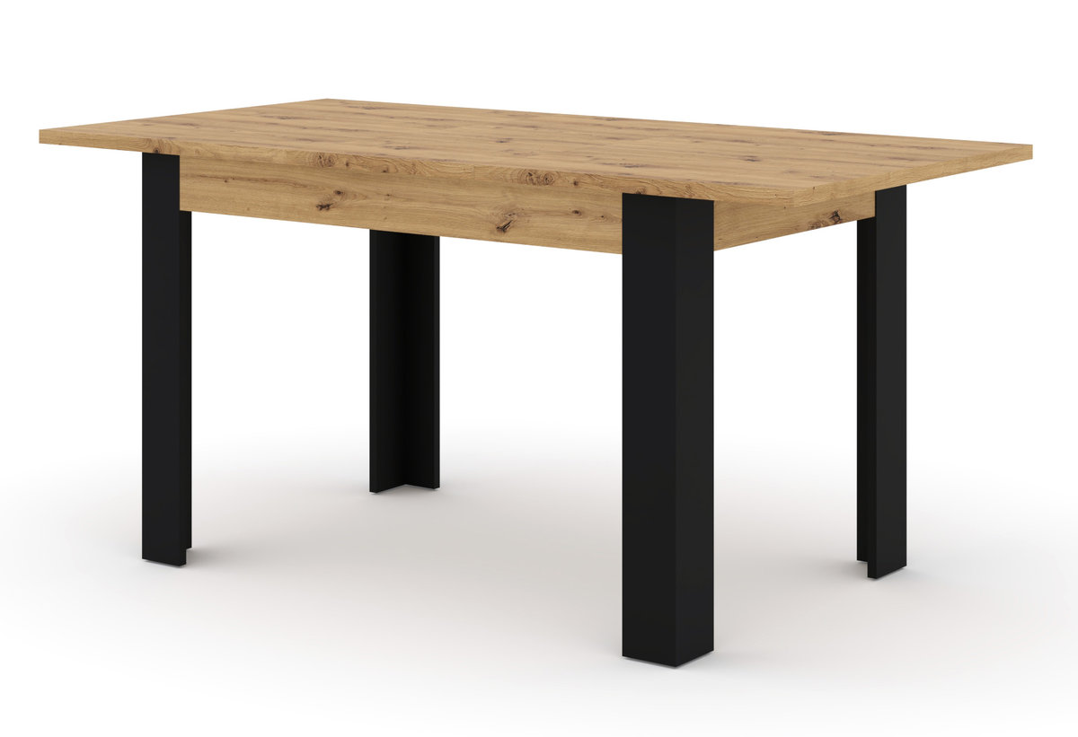 Stół rozkładany BIM FURNITURE Nuka H 120, drewniany, 76x120x80 cm