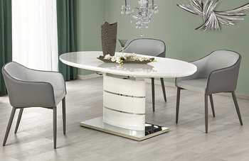 Stół rozkładany ELIOR Nestil, biały, 180x90x76 cm - Elior
