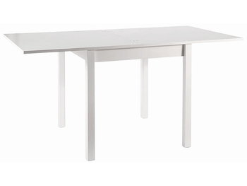 Stół rozkładany kwadratowy FLIP 80(160)x80 biały mat - Signal Meble