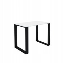 Stół stolik LOFT do kuchni do jadalni 120x60 biały nogi metalowe