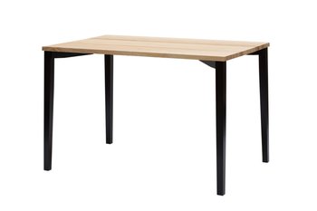 Stół TRIVENTI prostokątny czarne kwadratowe nogi - Ragaba