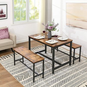Stół w stylu industrialnym do jadalni, rustykalny, loft - Vasagle