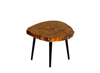 Stół Z Plastra Drewna Żywica Epoksydowa 57 cm x 64 cm x 6 Cm | Pdos_080400_Z06 / Wood & Resin - WOOD & RESIN