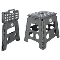 Stołek Antypoślizgowy Składany 32 Cm Szary