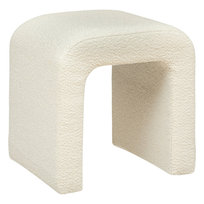 Stołek łuk bouclé SEVI, wys. 43 cm JJA SAS