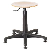 Stołek Taboret Obrotowy Warsztatowy Na Stabilnej Podstawie Bez Kółek