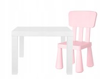Stolik dla Dzieci Krzesełko dla Dzieci Meble Dziecięce Zestaw Komplet Mebli