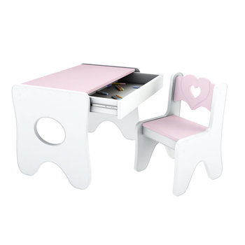 Stolik i krzesełko z szufladą