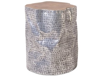 Stolik kawowy BELIANI Gordon, srebrny, 39x46 cm - Beliani