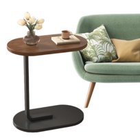 STOLIK KAWOWY BOCZNY NOCNY POMOCNICZY LOFT BRĄZOWY NA LAPTOPA [STOLIK3]