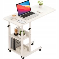 STOLIK MOBILNY NA LAPTOPA PROJEKTOR DO ŁÓŻKA NA KÓŁKACH REGULACJA WYSOKOŚCI Mozos