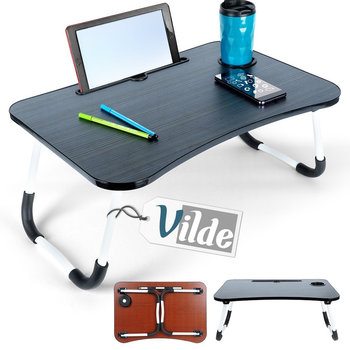 Stolik pod laptop i tablet śniadaniowy składany do łóżka 61,5x40x26 cm - Vilde