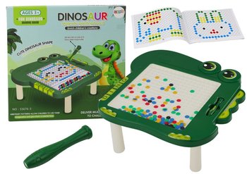 Stolik Tablica Magnetyczna Edukacyjna Dinozaur Pad Układanka Zielona - Lean Toys