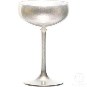 Stolzle Lausitz Olympic srebrne kieliszki do drinków, szampana, koktajli, 230 ml. 6 szt. - Stolzle Lausitz