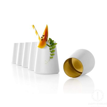 Stolzle Lausitz Power Olympic biało złote kieliszki, szklanki do wina bez nóżki 380 ml 6szt. - Stolzle Lausitz