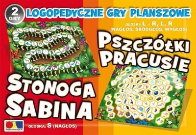 Stonoga Sabina Pszczółki Pracusie, gra edukcyjna, Komlogo, gra planszowa