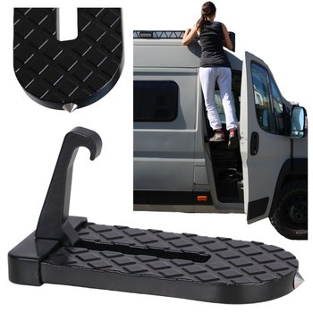 STOPIEŃ DO SAMOCHODU AUTA PODEST SCHODEK DO BAGAŻNIKA DACHOWEGO 2W1 MOCNY - Mona