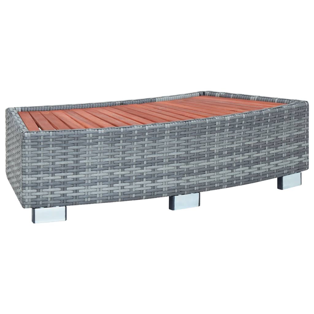 Stopień do spa VIDAXL, szary, 92x45x25 cm