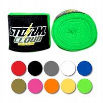 StormCloud Bandaże owijki bokserskie MMA MMA elastyczne HW 1.0 Zielony neon Storm Cloud
