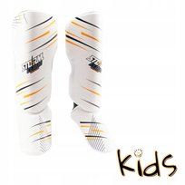 StormCloud Ochraniacze na Piszczele dla Dzieci StarFall Biało-Żółte Junior